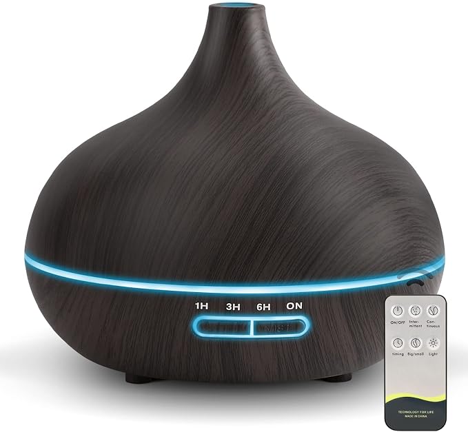 Diffusers for Essential Oils Large Room, 550ml Essential Oil Diffusers by SACATR