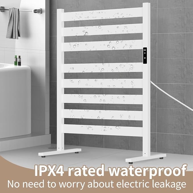 Verida Towel Warmer for Bathroom, Heated Towel Rack, Upgraded Extra-Wide - Image 7