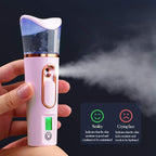Handy Nano Facial Mister with Skin Analyzer Moisture Tester, Portable Nano Mist - Image 4