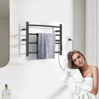 Heated Towel Racks for Bathroom, Wall Mounted Electric Towel Warmer Racks - Image 2