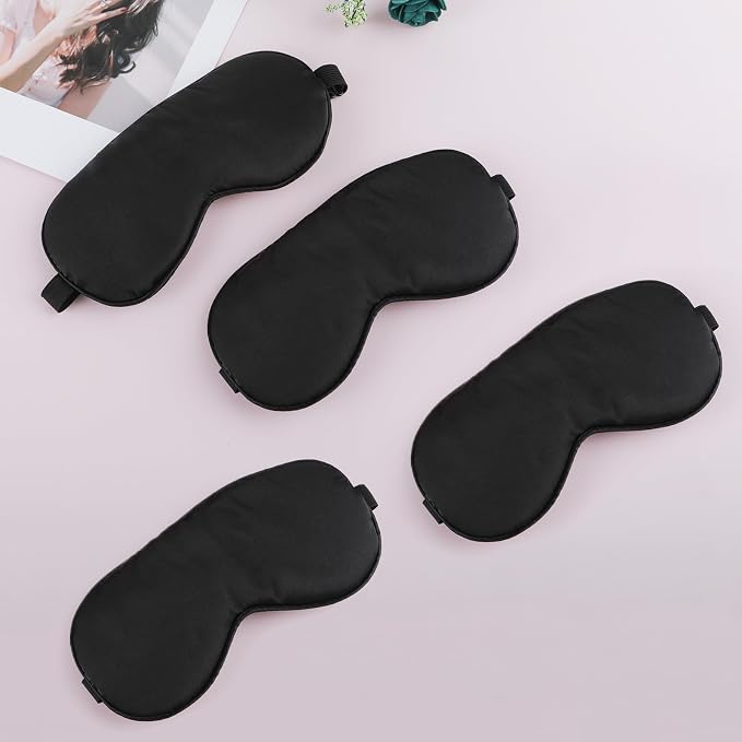 4 Pack Sleep Mask Silk Eye Mask - Image 3