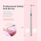 MelodySusie 1.8mm Ball Shape Cuticle Clean Nail Drill Bit 3/32'', Professional - Image 5