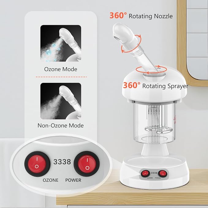 Facial Steamer - TASALON Ozone Face Steamer - Image 3