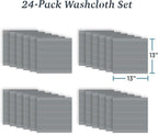Welhome James 100% Cotton Textured Stripe Towels - Image 3
