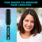 Conair Grip & Style Round Brush, Nylon Bristle Hair Brush - Image 5