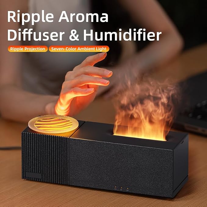 Essential Oil Diffuser, Flame Oil Diffuser - Image 3