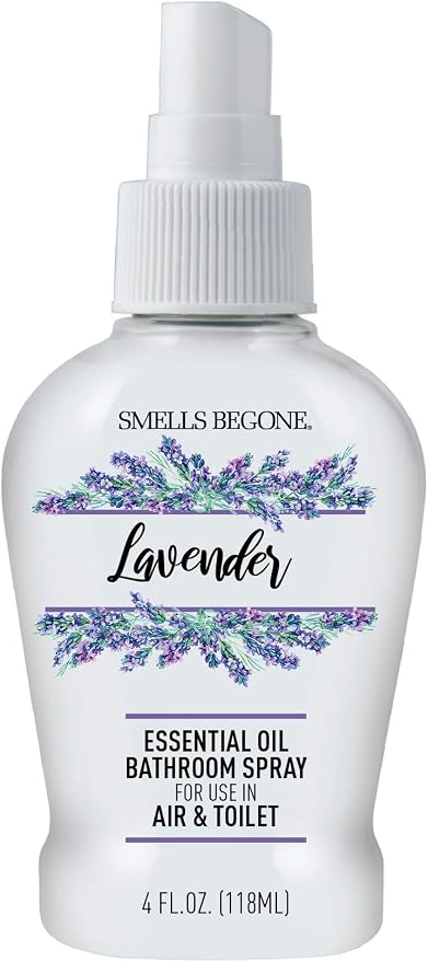 SMELLS BEGONE 4 oz Essential Oil Bathroom Spray by SMELLSBEGONE