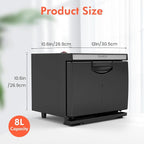 TASALON 8L Towel Warmer Hot Cabinet Box, Aluminum Inner Chamber, Removable Tray - Image 7