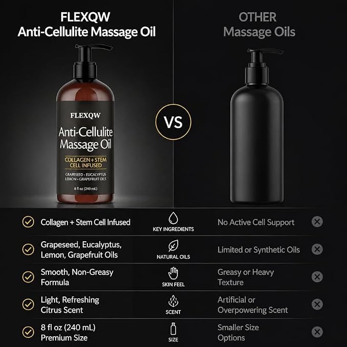 Anti-CelluliteMassage Oil Relieve Muscle Pain, and Improve the Appearance of - Image 5
