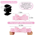 Zkptops 6Pcs Spa Headband for Washing Face Wristbands Set Women Bubble Makeup - Image 5
