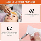 9 Pieces Facial Fan Mask Brushes, Soft Facial Applicator Brushes Tools - Image 4