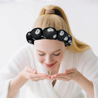 Zkptops Spa Headband for Washing Face Wristband Set Sponge Makeup - Image 9