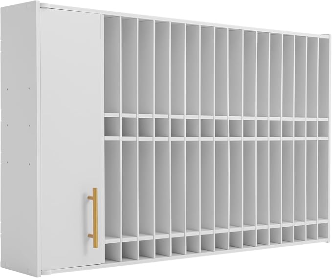 Professional Hair Color Organizer Rack, Wall Mounted Salon Storage Cabinet - Image 6