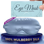 SLEEP SANCTUARY 100% Pure Mulberry Silk Sleep Mask by Unknown
