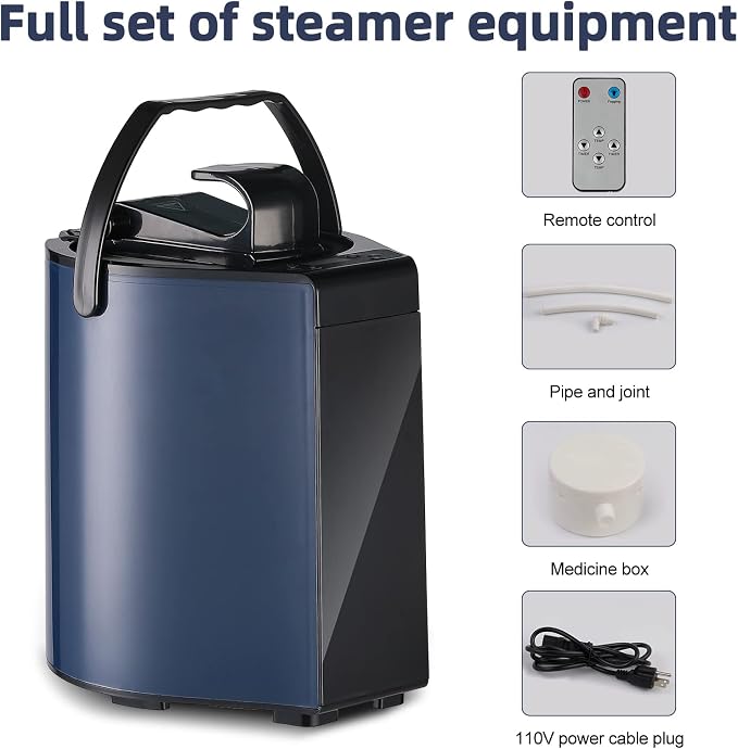 Sauna Steamer, Portable Steam Generator, 3L Stainless Steel Steam Pot - Image 8