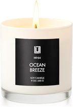 Lulu Candles | Ocean Breeze | Luxury Scented Soy Jar Candle | Hand Poured in by LULUCANDLES