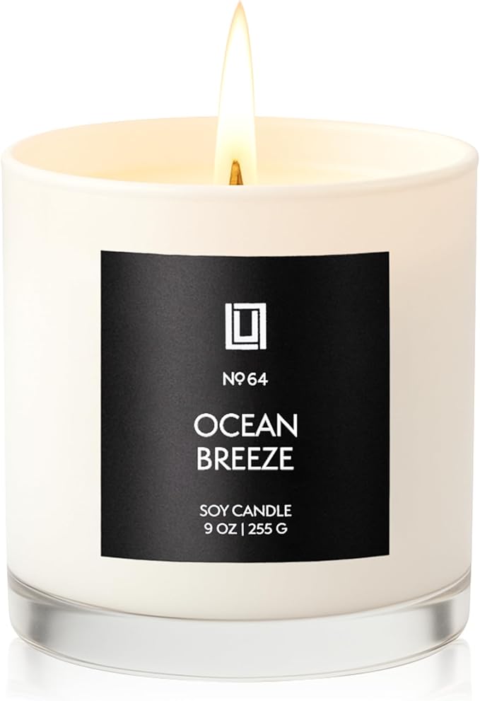 Lulu Candles | Ocean Breeze | Luxury Scented Soy Jar Candle | Hand Poured in by LULUCANDLES