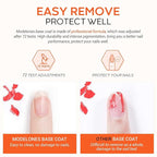 modelones Gel Nail Polish Base Coat, 15 ML 2026 Upgraded Formula Clear High - Image 5