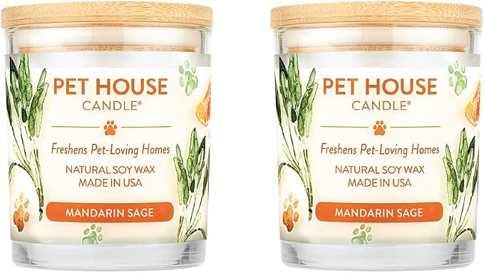 One Fur All Pet House Scented Candles, Long Lasting, Clean Burning, Pet by OneFurAll