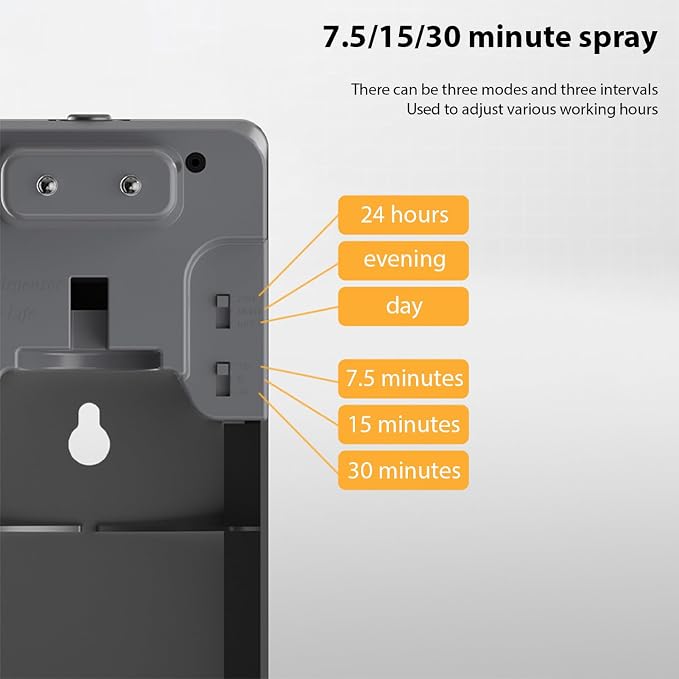 Pilipane 300ml Automatic Air Freshener Spray Dispenser Wall Mount Standing - Image 2
