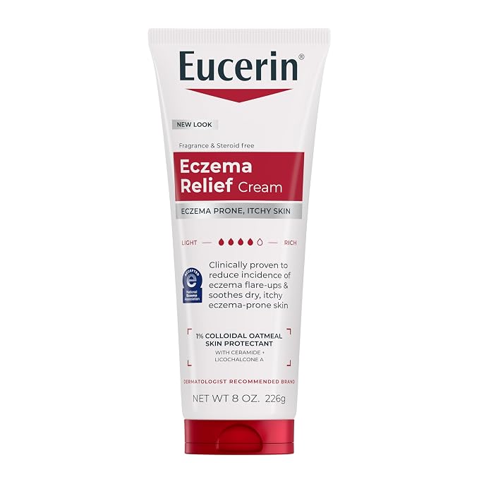 Eucerin Eczema Relief Cream, Full Body Lotion, Moisturizing Eczema Cream by EucerinSkincare