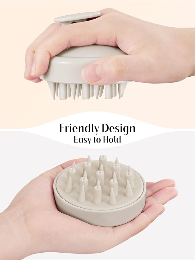 HEETA Hair Scalp Massager Brush, Updated Hair Shampoo Brush, Wet & Dry Scalp - Image 3