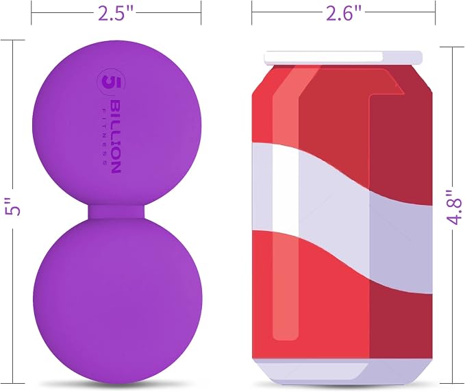 5BILLION FITNESS Peanut Massage Ball, Double Lacrosse Ball and Mobility Massage - Image 5