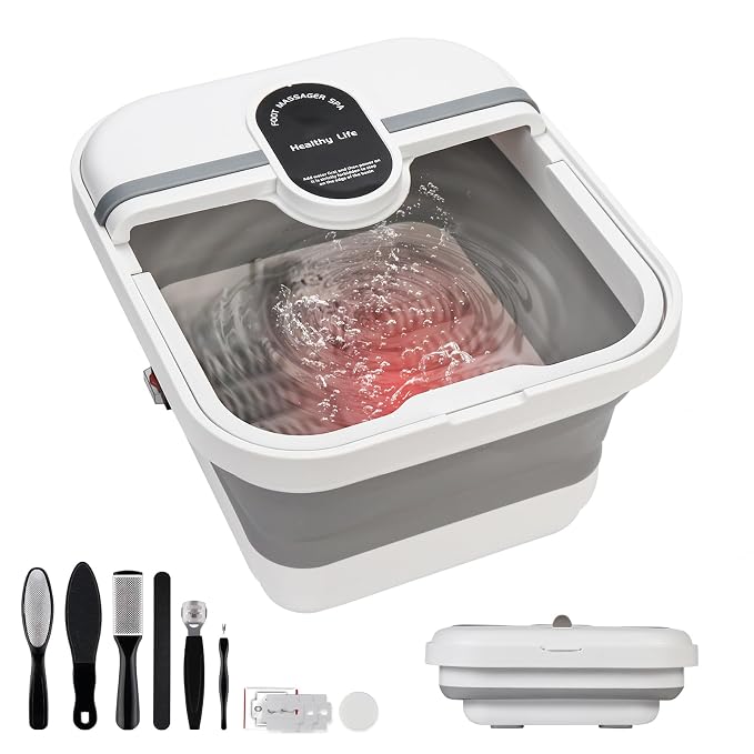Collapsible Foot Spa Bath Massager by IeBilif