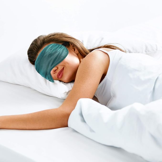 4 Pieces Kids Eye Mask for Sleeping Silk Sleep Mask Smooth Soft Eye Mask Eye - Image 5