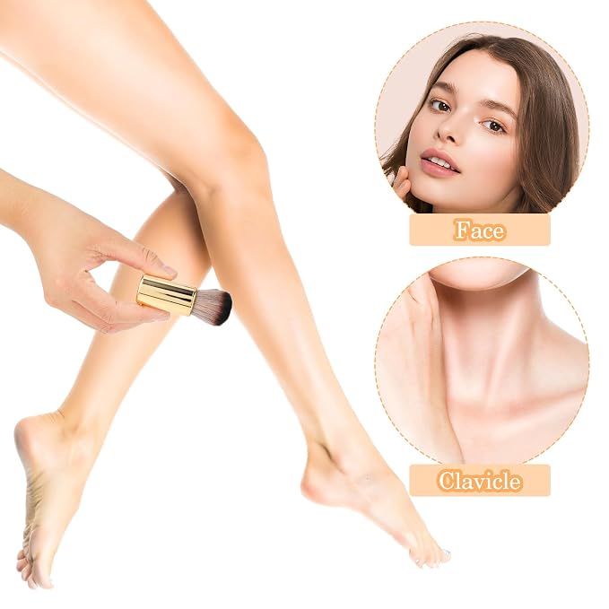 DIVINA VITAE Self Tan Brush Soft Body Makeup Brush Portable Self Tanning Brush - Image 5