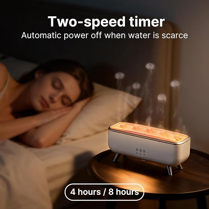 Jellyfish Diffuser Humidifier, Essential Aromatherapy 300ML Ultrasonic Diffuser - Image 5
