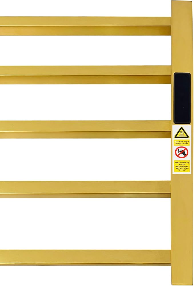 Luxury Heated Towel Rack Wall Mounted Towel Warmers, 5 Bars Towel Warmer Rack - Image 4