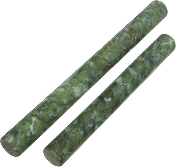Jade Rolling Pin Non-Stick Dough Roller by Alipis