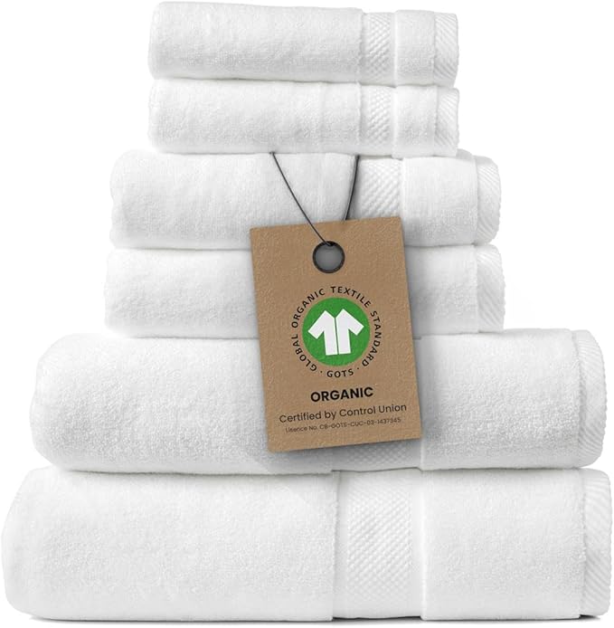 Alusa Home 100% Organic Zero-Twist Cotton Towels by AlusaHome