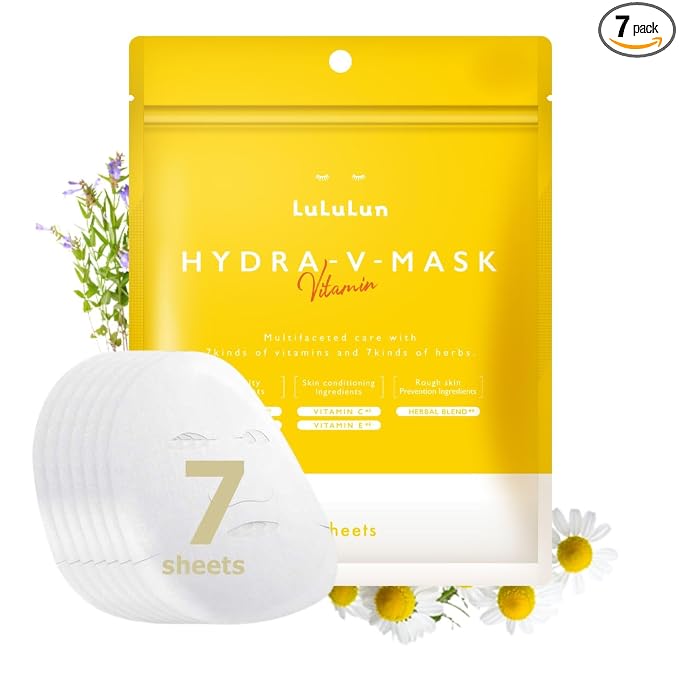 Lululun 7 Sheet Vitamin C Face Masks Skincare by LuLuLunNo1JapaneseFaceCare