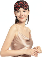 100% Mulberry Silk Sleep Mask Blackout, Cute Natural Sleeping Mask - Image 2