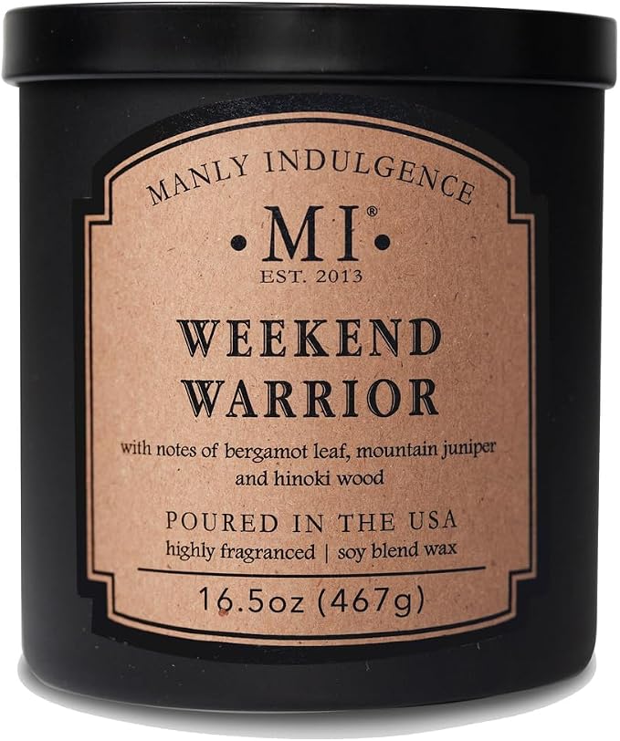 Manly Indulgence Weekend Warrior Scented Candles by ManlyIndulgence