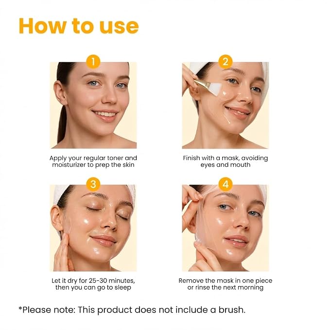 QUIA Turmeric + Kojic Acid Overnight Wrapping Mask – Hydration Mask - Image 8