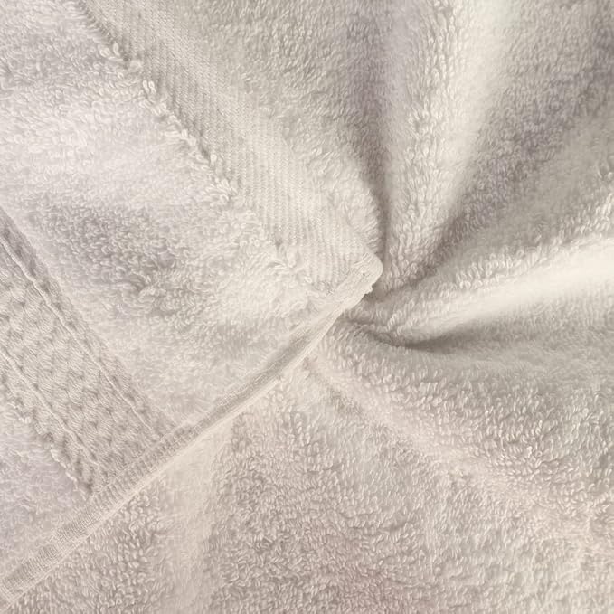 Superior Egyptian Cotton Pile Face Towel/Washcloth Set of 6, Ultra Soft Luxury - Image 4