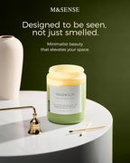 M&SENSE Magnolia Jasmine Romantic Scented Candle, 19.4oz 110 Hours Long Lasting - Image 4