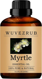 Myrtle Essential Oils, 240ML Pure and Natural Essential Oil by WUVEZRUB