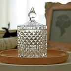 rejomiik Qtip Holder Glass Apothecary Jars - Image 2