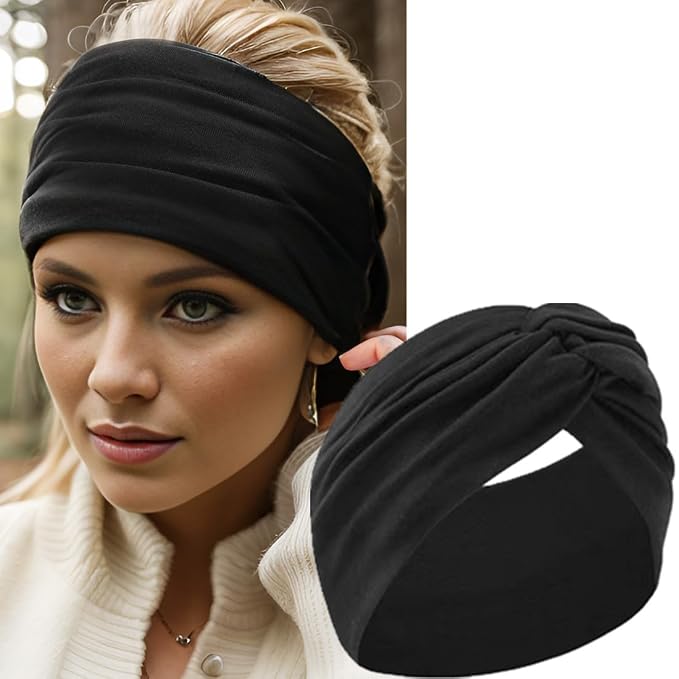 HAUHC Extra Wide Headbands for Women, Boho Headbands for Women's Hair by HAUHC