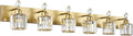 PRESDE Crystal 6 Light Bathroom Vanity Lights Gold Vanity Light by HOME