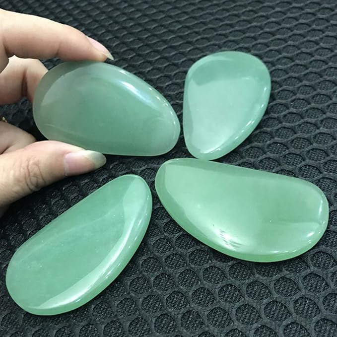 Gua Sha Facials Tools for Eyes Massage Tools Board Natural Jade Stone for SPA - Image 2