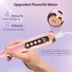 Professional Manicure Pedicure Kit Cordless Electric Nail File Set 6 Speed - Image 4