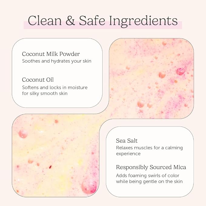 Coconut Milk Bath Soak, Salt Bath, Adult Bubble Bath, Natural Detox Foaming - Image 3