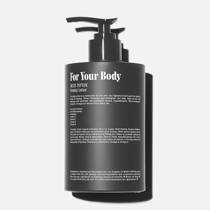 Nécessaire The Body Lotion Cyprès-Citronné – Multi-Peptide Moisturizer - Image 2