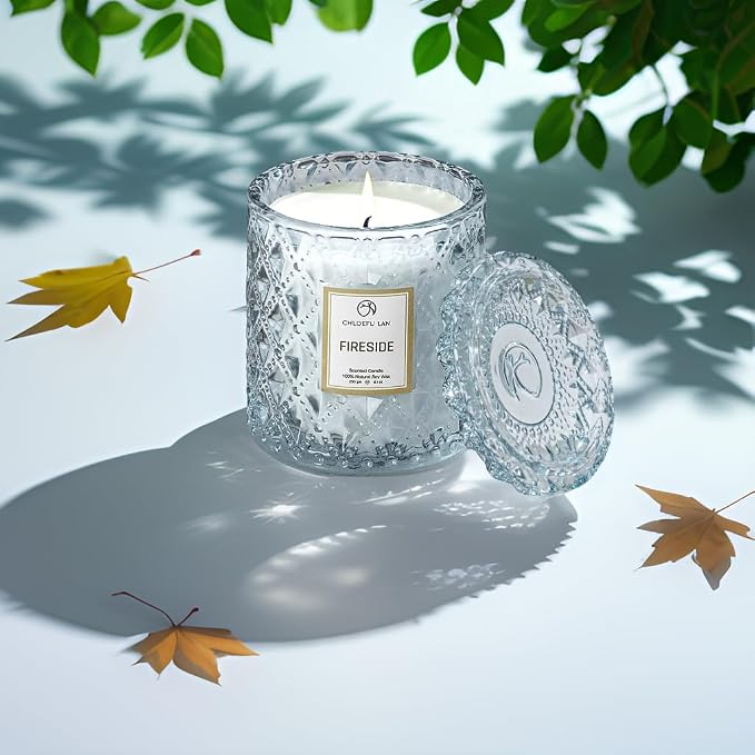 Chloefu LAN Smokey Fireside Scented Candle Gifts - Image 3