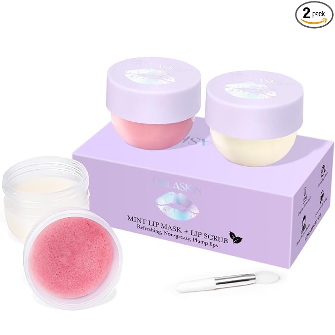 Lip Mask & Lip Scrubber Exfoliator Lip Sleeping Mask Overnight by Unknown